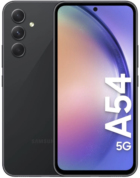 Samsung A54 5G 128GB Dubbla SIM Svart NY