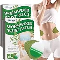 Wondershape wormwood midjelapp, wonderpatch bantning patch bantning plåster magväg detox fett väg gips, avgiftning plåster magen fett vikt loss patch (24 stycken)