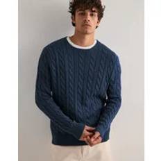 Polo Ralph Lauren Ls Driver Cn-Long Sleeve-Pullover Stickade tröjor Blå