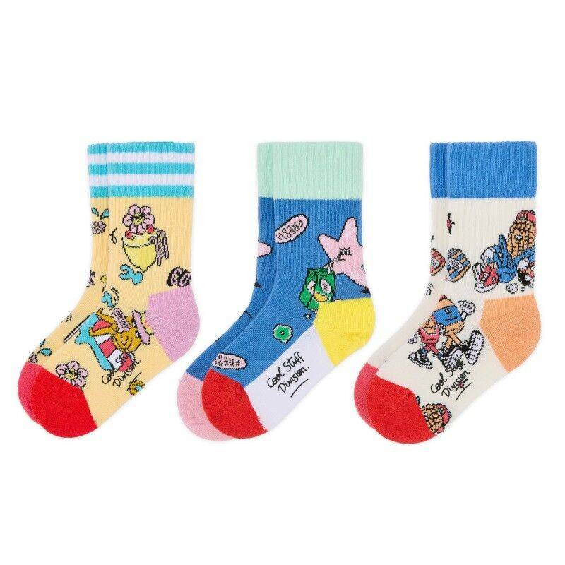 Hello Hossy Pack (3 sets) - Summer Squad - Sockor - Børn Summer Squad 2 - 3 år