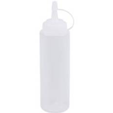 Plastflaska dispenser 8oz för såsvinägerolja ketchupmatlagningsverktyg kökstillbehör - Klar