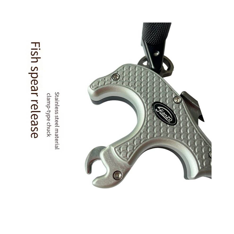 Bow and Arrow 4 Finger Thumb Trigger Release Adjustable Left/Right Hand Compound Bow Release Grip Caliper Hunting