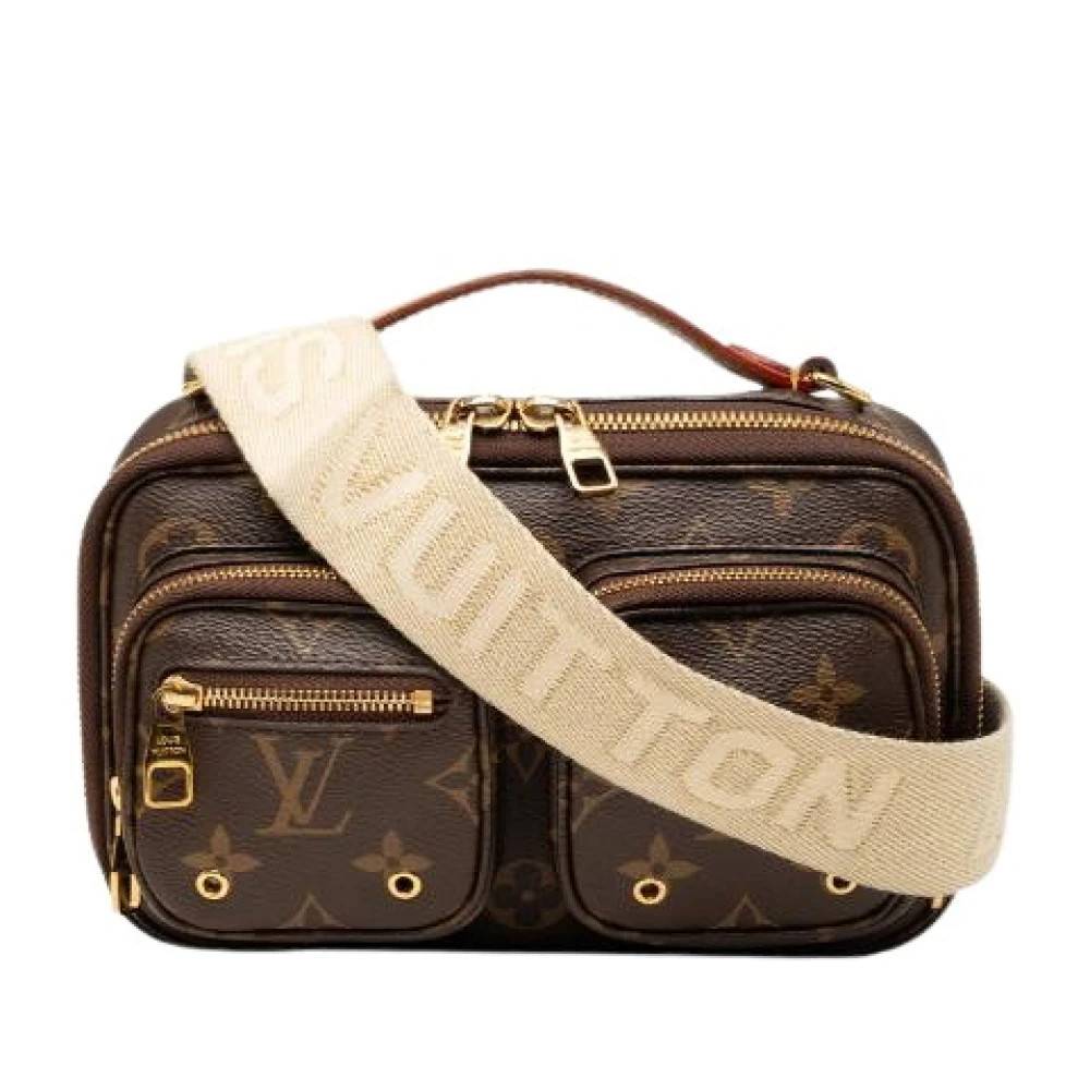 Louis Vuitton Vintage Pre-owned Monogram Utility Crossbody Shoulder Bag - Vintage - Dame - Brun - ONE SIZE - Uld