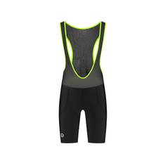 Rogelli Core Bib Cykelshorts, Black/Fluor Yellow, 4XL
