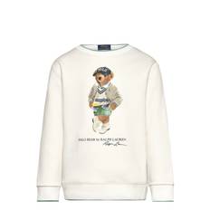RALPH LAUREN KIDS Polo Bear Fleece Sweatshirt |Vit |88-93