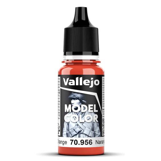 Vallejo Model Color 18 ml Clear orange mat 956 - Orange