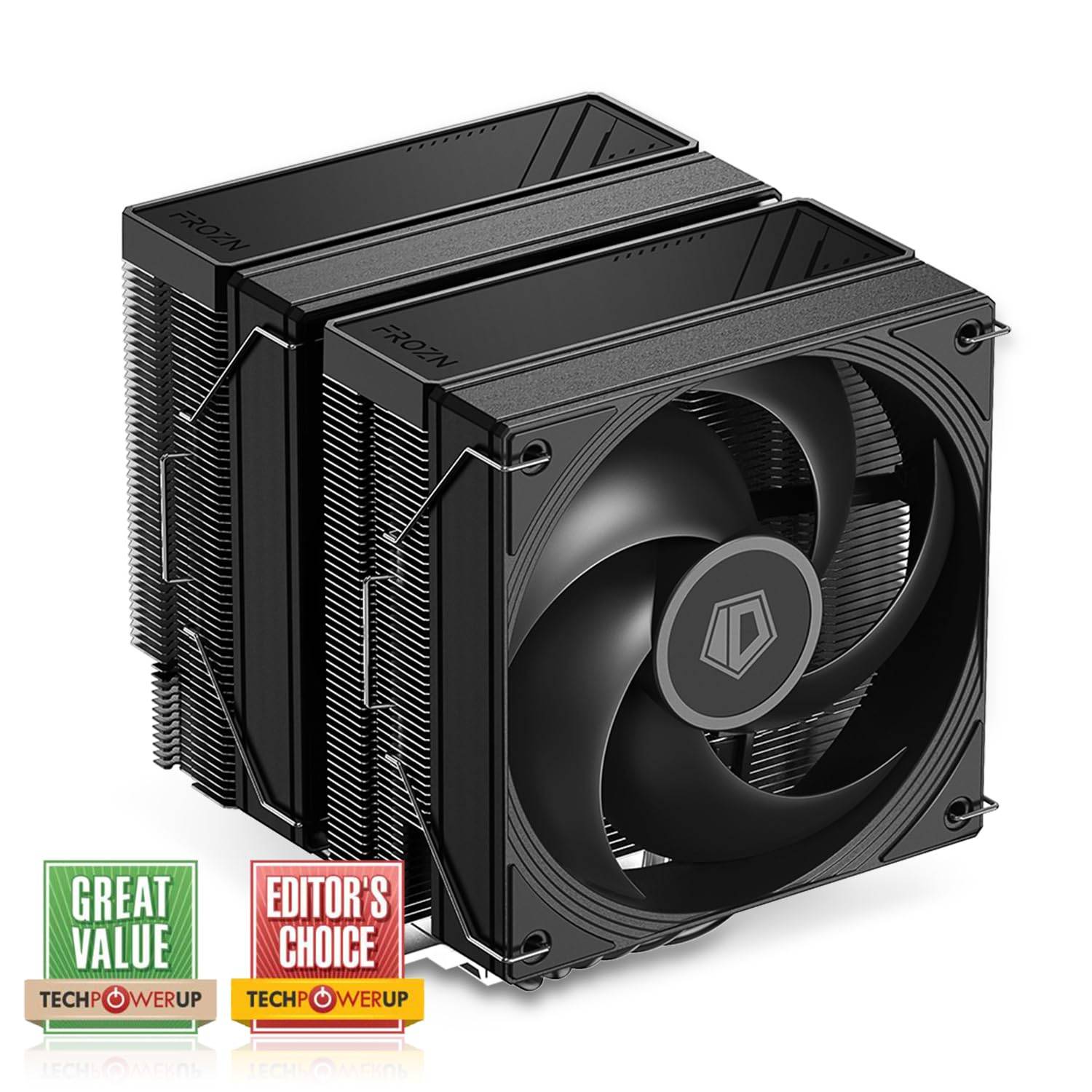 FROZN A620 PRO SE Blackout Dual Tower Air CPU 6 x 6mm Thermal Dual 120x120x25mm Quiet Compatible with Intel AMD ID-COOLING - Cooler, Tubes, Fans,