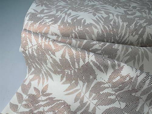 Twill - lys bund med foil bladprint