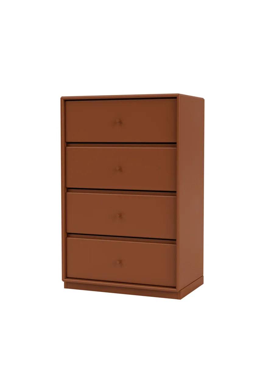 1143 skuffemodul inkl sokkel fra Montana Hazelnut / Sokkel 3 cm / 30 cm - Jacobsen Plus