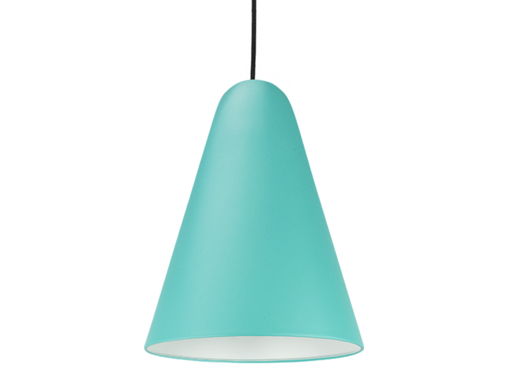 Capelo pendel C3 H250 Grøn RAL 6027 hvid ledning