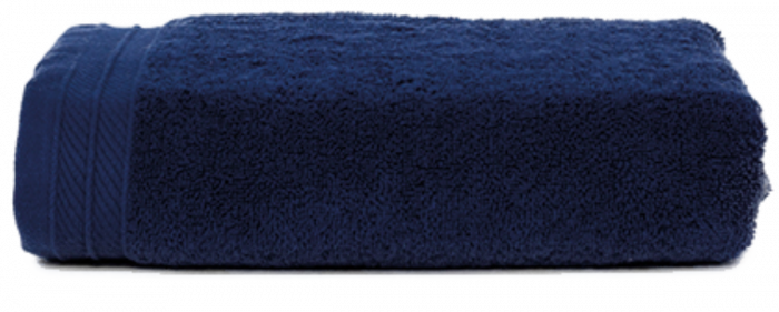 The One Towelling Økologisk Strandhåndklæde 100X180 Cm - Navy - 100x180 cm