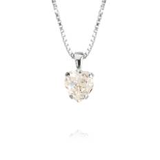Caroline Svedbom Halsband Heart Crystal (Rhodium)