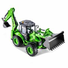 Huina 1579 Rc Bil Lastbil Crawler Fjärrkontroll Traktor Grävare Dubbel Sidor Rc Tung Utrustning Bulldozer Radiostyrd Ing