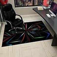 Hardwood Floor Office Chair Mat 100x140cm Anti Slip Desk Chair Mat for Home and Office Easy Glide on Wooden and Tile Floors Multi Purpose Chair Carpet (G 80×140CM)