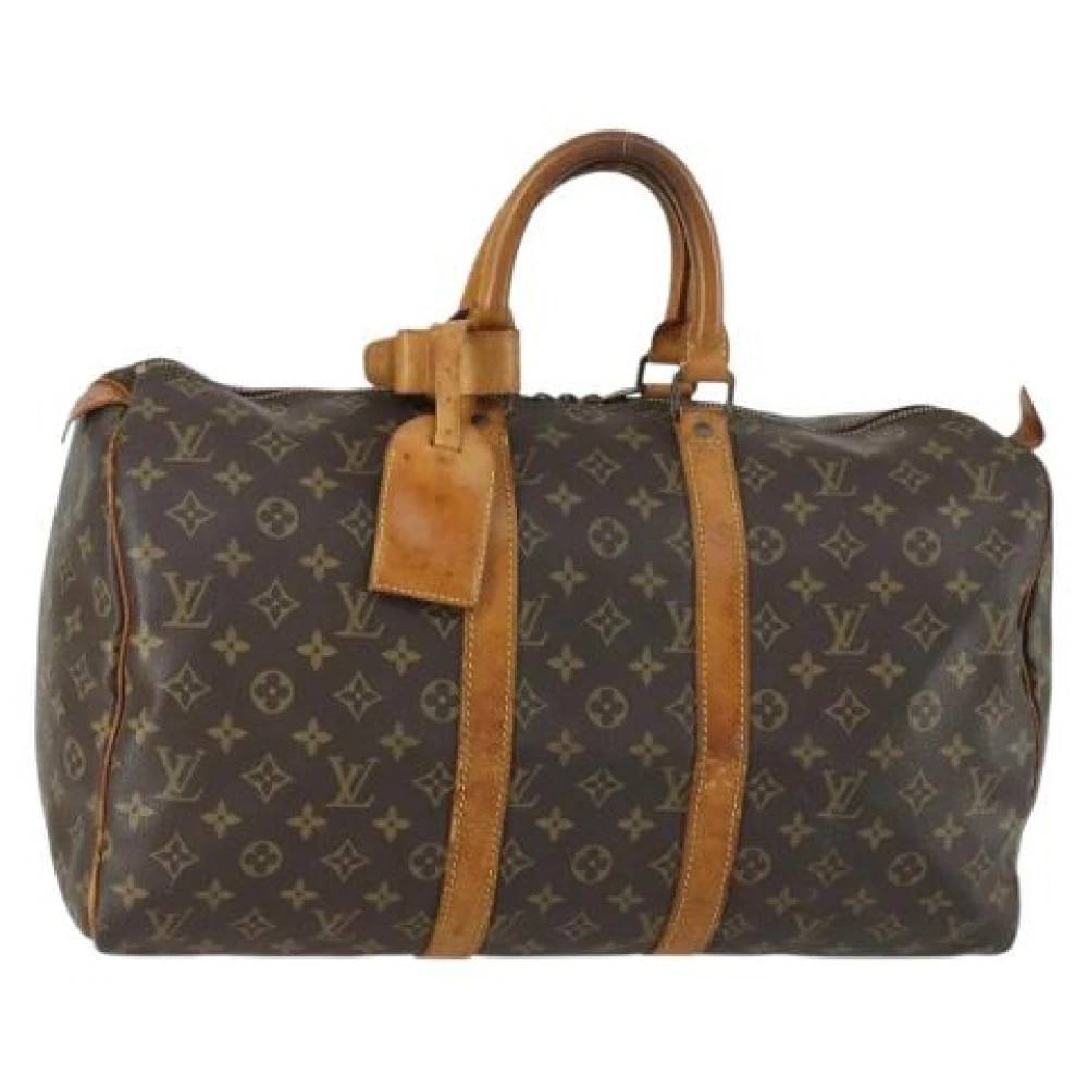 Louis Vuitton Vintage Pre-owned Canvas Weekendtaske - Vintage - Dame - Brun - ONE SIZE -