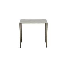 Side table, hdranchi, antique gray - Antique grey / Iron / l: 50 cm, w: 50 cm, h: 45 cm