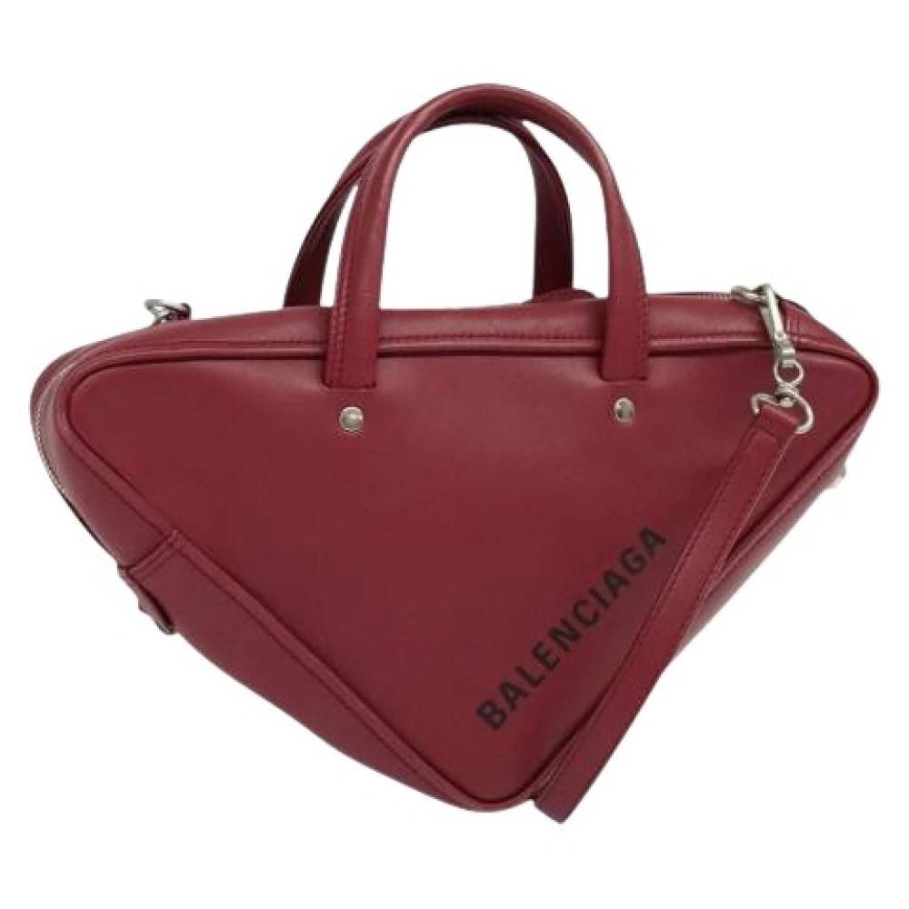 Balenciaga Vintage Pre-owned Vintage Håndtaske - Vintage - Dame - Rød - ONE SIZE - Læder