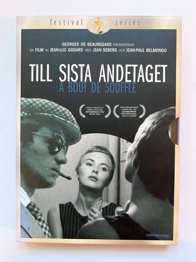 Till sista andetaget (1959) Jean-Luc Godard Festival series slipcase DVD