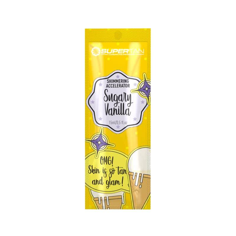 Sugary Vanilla Shimmering accelerator tanning lotion – SuperTan 15ml