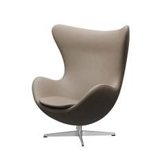 3316 Ægget af Arne Jacobsen (Essential læder, Light Grey)