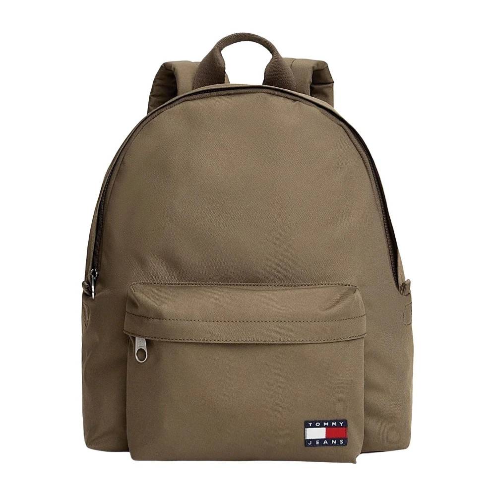 Tommy Jeans Essential Backpack - Tasker - Herre - Brun - ONE SIZE - Uld