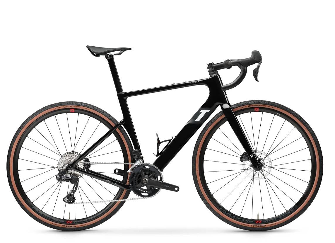 3T RaceMax Integrale GRX Di2 Gravelcykel Black Rock, Str. 56 (56)