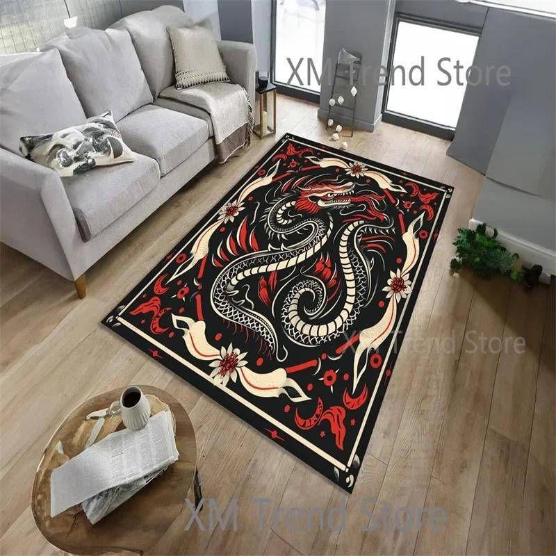 Tattoo Shop Area Rug Indoor Welcome Doormat Bathroom Bedroom Kitchen Mat Non-slip Porch Corridor Entrance Carpet Dropshipping