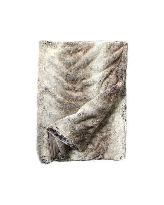 Newport Whistler överkast wolf - Grå / Brun (L: 240 x B: 260 cm)