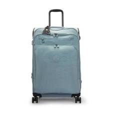 Kipling, Resväska, unisex, ONE Size, Expanderbar Spinner Trolley med Flera Fickor - green (ONE SIZE)