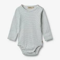 WHEAT® - Langærmet Body Berti - blue stripe