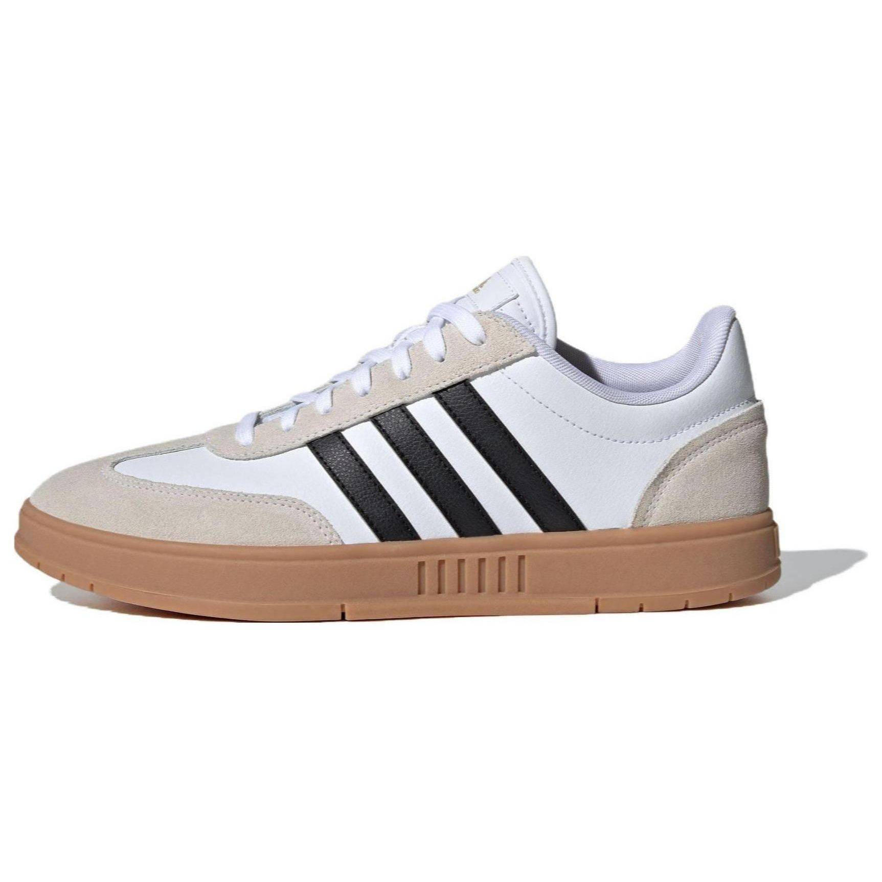 adidas Gradas White Black Gum Unisex Sneakers Cloud-White Core-Black Matte-Gold IE9044 35⅔