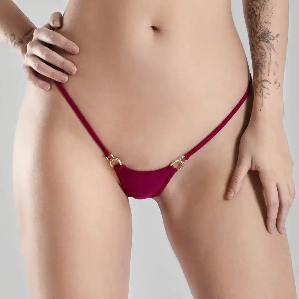 Lucky Cheeks | Bikini Purple Beauty - Micro V-string size XXS (XXS)