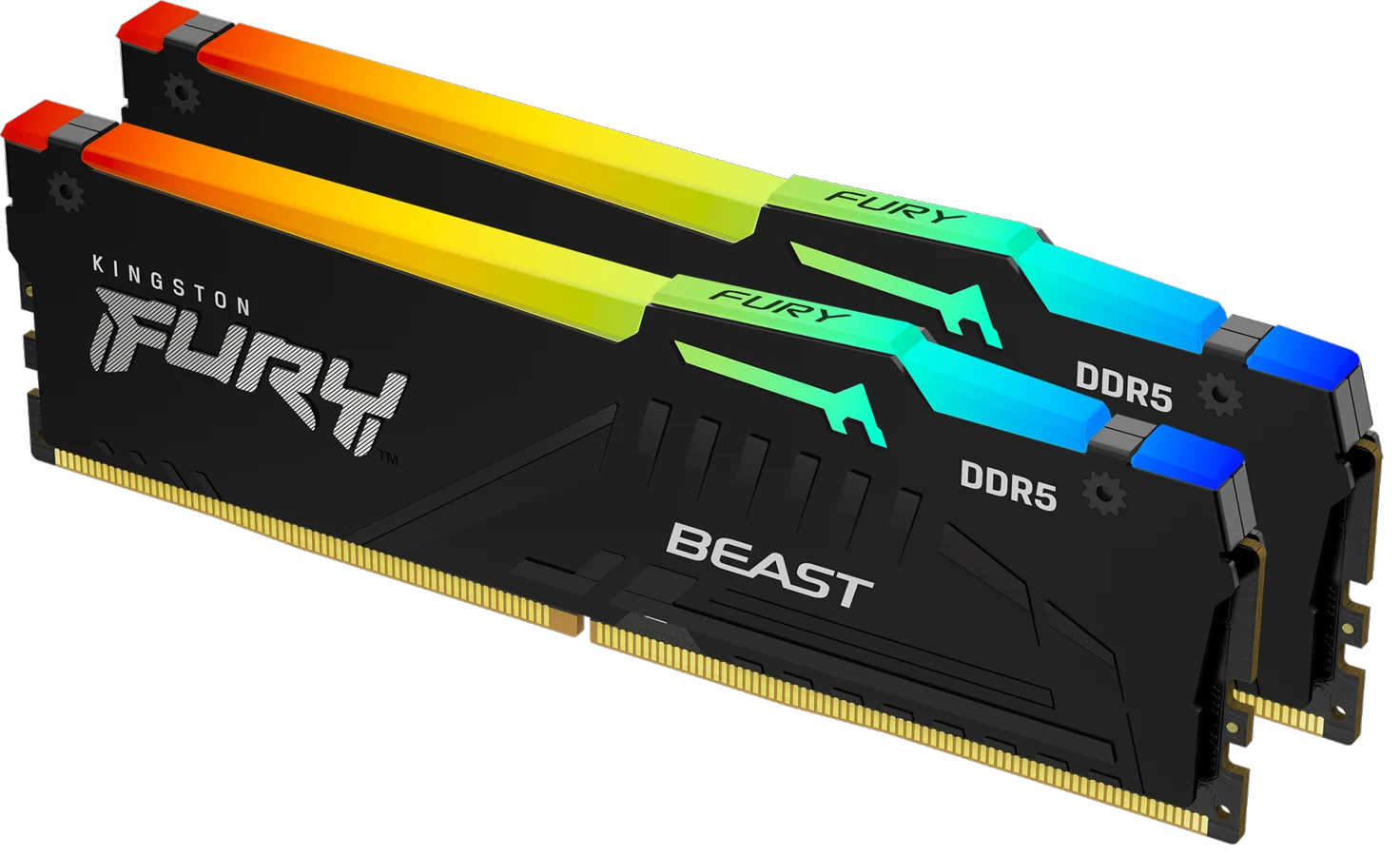 Kingston Fury Beast RGB 32GB (2x16GB) / 6000MHz / DDR5 / CL30 / KF560C30BBEAK2-32