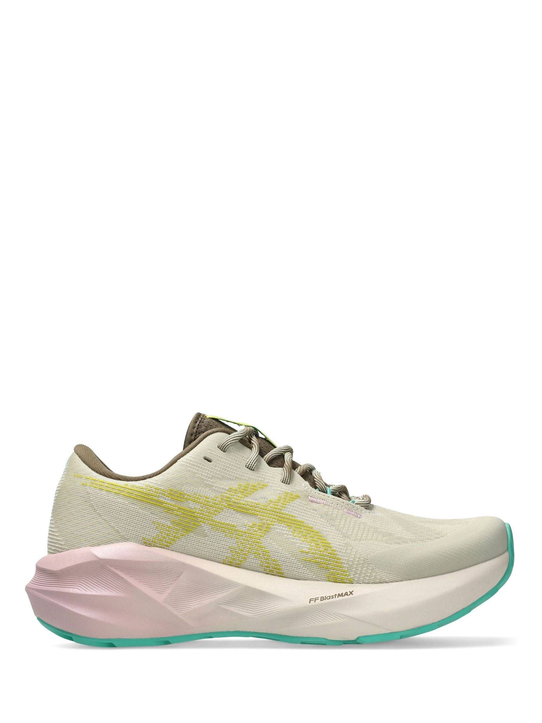 ASICS ASICS White/Gold Novablast 5 Running Trainers
