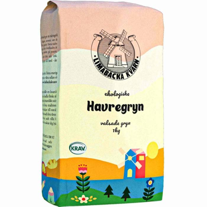 Limabacka Kvarn Havregryn 1 kg