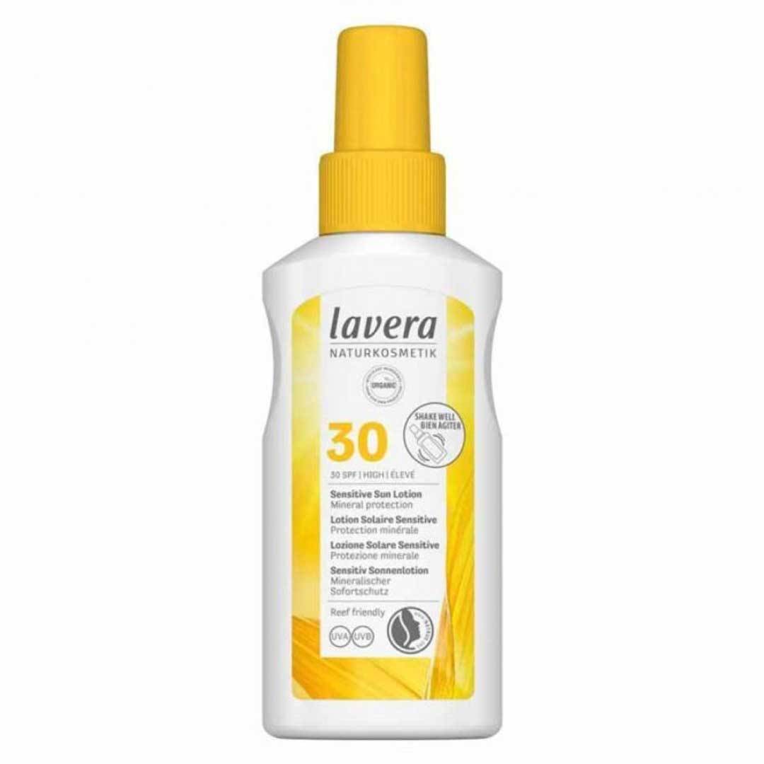 Lavera Sensitiv sollotion SPF 30 - 100ml Bedst før 7/24