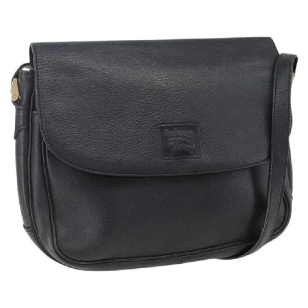 Burberry Vintage Pre-owned Vintage Skuldertaske - Vintage - Dame - Sort - ONE SIZE - Uld