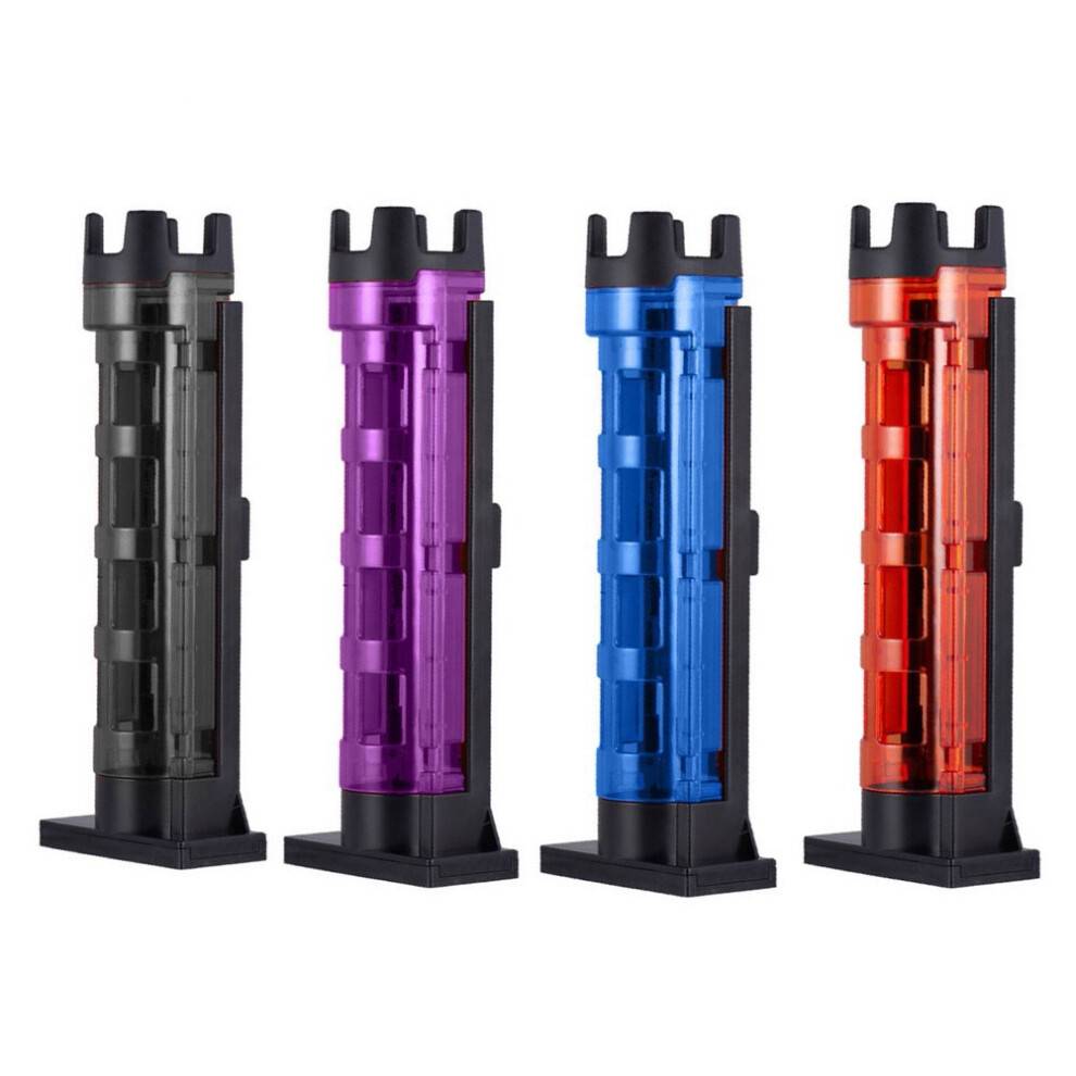 Fishing Rod Holder Raft Fishing Accessories Vertical Inserting Device for MEIHO Box Fishing Tackle-Red