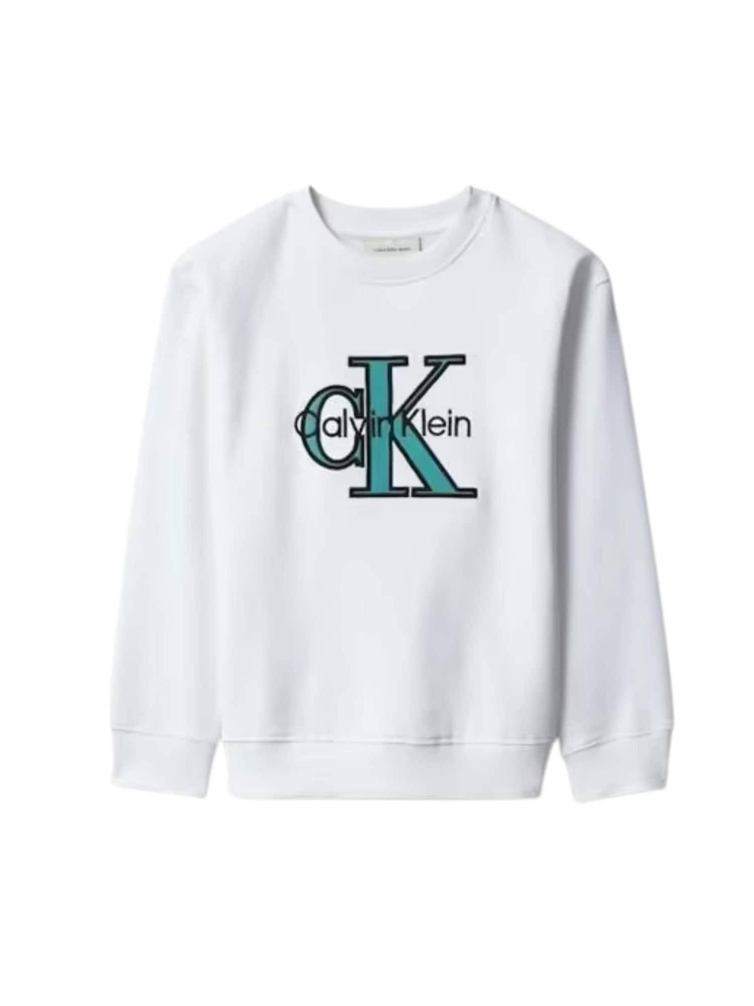 Calvin Klein Kids Sweatshirt 'CALVIN KLEIN JEANS kids TERRY MONOLOGO CN FELPA' vit