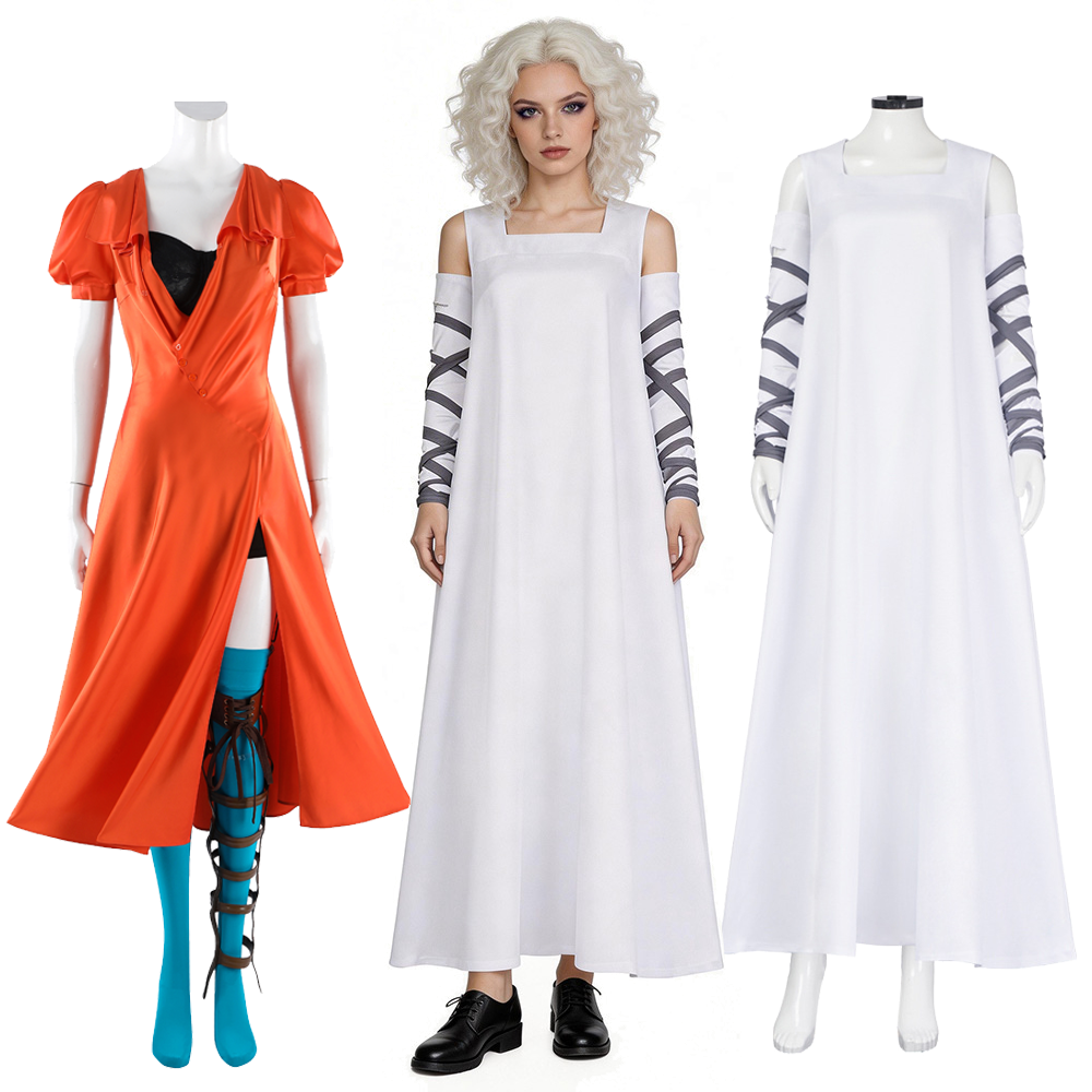 The Bride Cosplay Lily Costume Elizabeth Movie Frankenstein Adult Woman Dress Halloween Carnival Performance Fancy Disguise