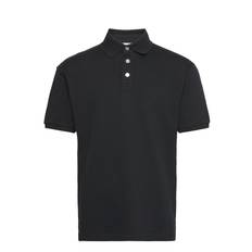 HAN KJØBENHAVN Pique Polo Shirt Black