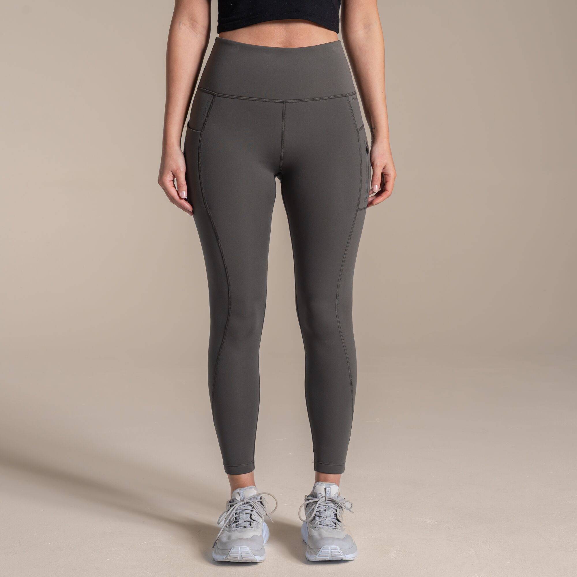 Craghoppers Women's Compression Thermal Leggings Green, Size: 14R
