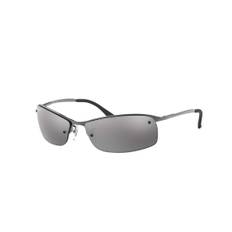 Ray-Ban rb3183 004 82 - Polarized Grey Mirror Silver Graded - Gunmetal (Large)