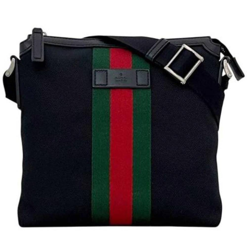 Gucci Vintage Pre-owned Skuldertaske - Vintage - unisex - Sort - ONE SIZE - Uld