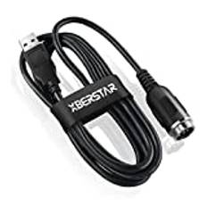 XBERSTAR 1 st anslutning+kabel+för+Thrustmaster+TH8A (1,8 m USB-anslutning)