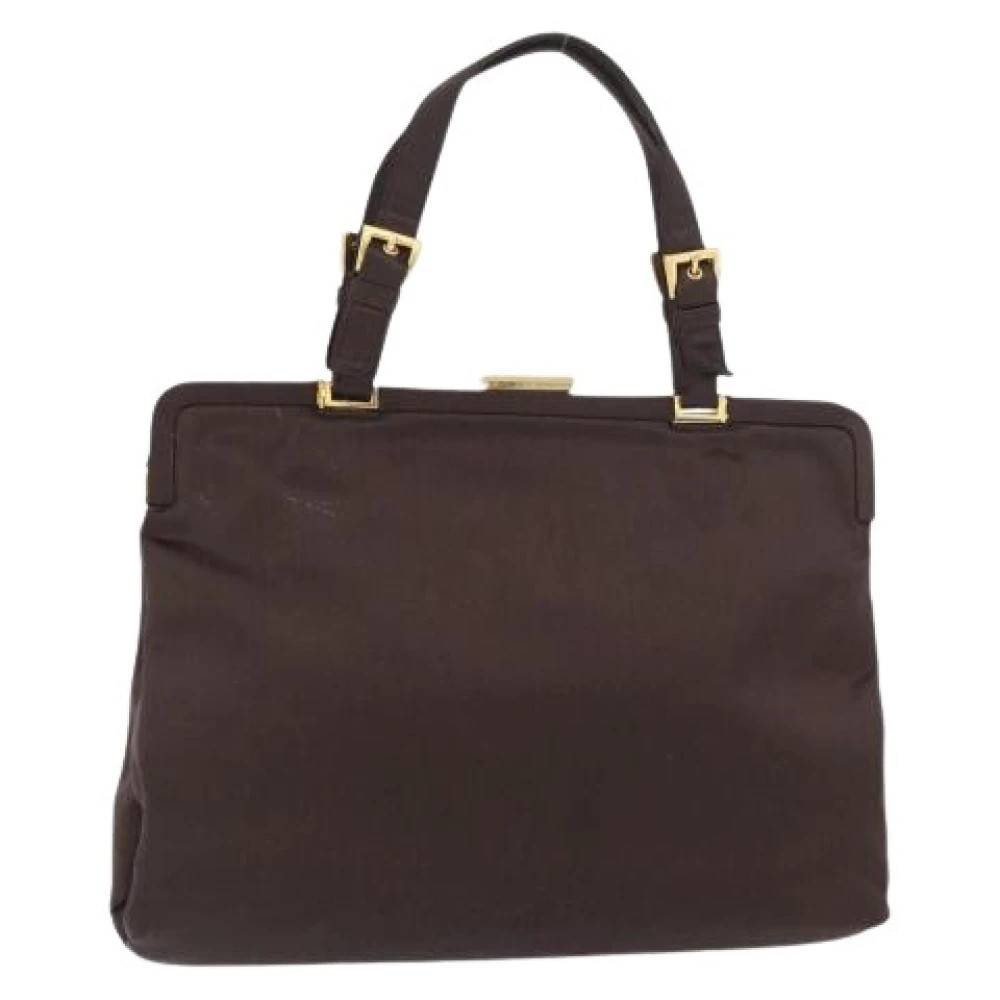 Prada Vintage - Pre-owned Vintage Satin Tote Bag Vintage - Dam - ONE Size -