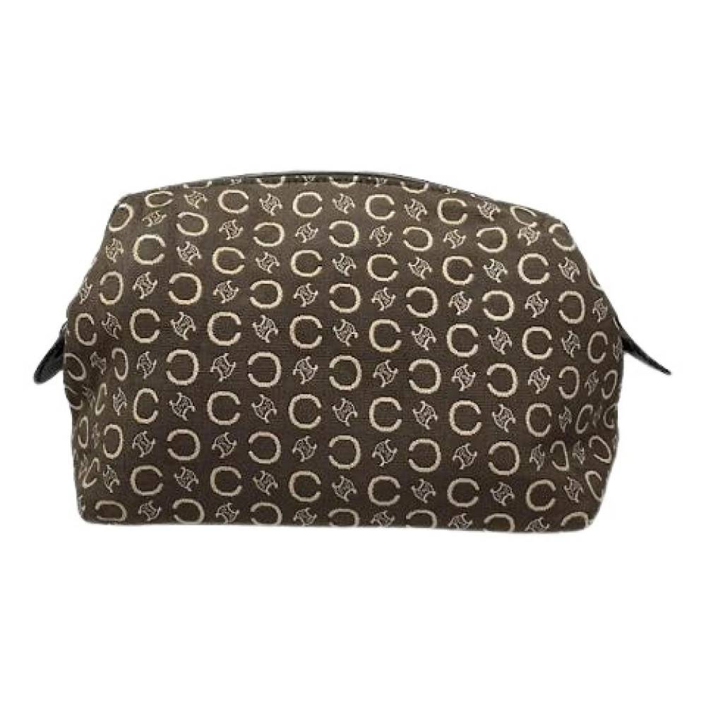 Celine Vintage Pre-owned Vintage Clutch - Vintage - Dame - Brun - ONE SIZE - Bomuld