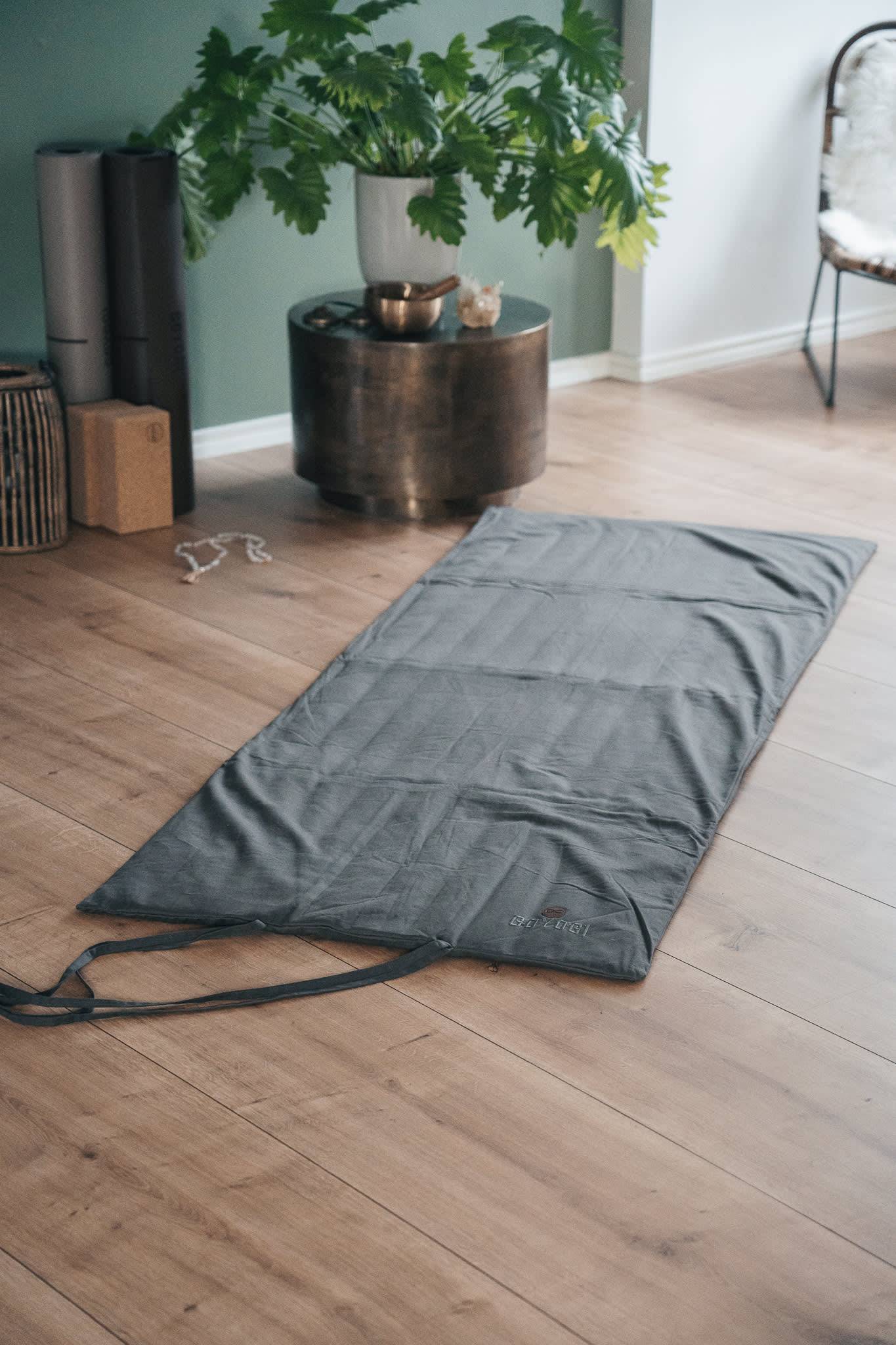 Calm Organic Cotton Yin Futon mat - Dark Grey - Default Title