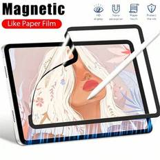 1 st magnetisk skärmskyddsfilm av papper kompatibel med IPad/Galaxy/Redmi//Microsoft/, Inga bubblor, Lätt att fästa, Fäster på skärmen, Förhindrar rep - matt (Multi-size)