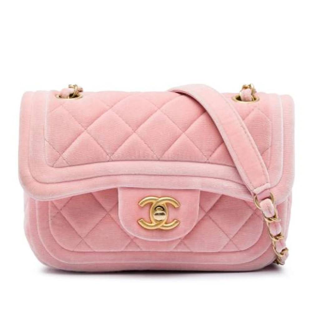 Chanel Vintage - Pre-owned Velvet Flap Shoulder Bag Vintage - Dam - ONE Size -